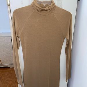 Turtle Neck Long Sleeve Dress